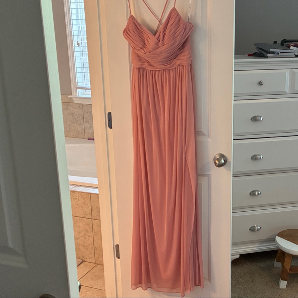 Elegant Pink Wedding Dress